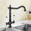 Kitchen Faucets 360 Degree Swivel Gold Brass Bathroom Mixer Cold and Hot Kitchen Tap Single Hole Water Tap Kitchen Faucet XT-216