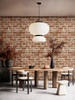 3D Vintage Brick Faux Textured Wallpaper Peel And Stick Wallpaper Brown Red Brick Self Adhesive Wallpaper Home Decor Vinyl Film