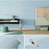 Self adhesive PVC solid color 50cmX10m linen 3D foam thickened waterproof background wall decoration wallpaper wall sticker