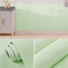 50cmX10m Linen 3D Foam Self-adhesive PVC Solid Color Thickened Waterproof Background Wall Renovation Wallpaper Wall Stickers