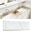 Kitchen Vinyl Marble Self Adhesive Wallpaper DIY Heatproof Waterproof Contact Continuous Wall covering Wall Stickers Wall Decor