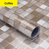 Bathroom Waterproof Tiles Wall Sticker Self-Adhesive Kitchen Stove Oil-Proof Fireproof Wallpaper Aluminum Foil Decorative Film