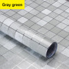 Bathroom Waterproof Tiles Wall Sticker Self-Adhesive Kitchen Stove Oil-Proof Fireproof Wallpaper Aluminum Foil Decorative Film