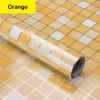 Bathroom Waterproof Tiles Wall Sticker Self-Adhesive Kitchen Stove Oil-Proof Fireproof Wallpaper Aluminum Foil Decorative Film