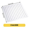Rainfall High Pressure Shower Head 12/10/8 Inch Stainless Steel Ultra-thin Waterfall Shower Heads Rainfall Shower Head Square ﻿