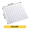 Rainfall High Pressure Shower Head 12/10/8 Inch Stainless Steel Ultra-thin Waterfall Shower Heads Rainfall Shower Head Square ﻿