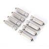 50Pcs High Pressure Misting Nozzle with Filter Humidify Cooling Landscaping Watering Fog Sprayer 3/16"Thread Irrigation Supplies