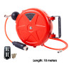 8mm Automatic Retractable Hose Reel Car Wash Garden Irrigation Water Tube Holder Wall Mount High Pressure Waterpipes Roller