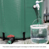 Rain Barrel collapsible Rainwater Harvest water tank garden strong PVC foldable Collection Tank Container with Runoff