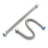 G1/2" Stainless Steel Corrugated Supply Hose Water Heater Connector Plumbing Pipe Hose Tube Thickened Extendable Hose Tube