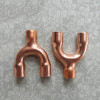 1/4" 3/8" 1/2" 16 19 22 25 28.6 32 35 38 42mm Reducer Y Shaped 3 Way Splitter Copper End Feed Solder Fitting Air Conditioner