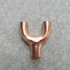 1/4" 3/8" 1/2" 16 19 22 25 28.6 32 35 38 42mm Reducer Y Shaped 3 Way Splitter Copper End Feed Solder Fitting Air Conditioner