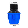 1/2" 3/4"1"1.2"1.5" Male Thread To 20/25/32/40/50mm PE Pipe Straight Connector Irrigation System PE PVC Tube Conversion Coupling