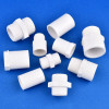 2Pcs White PVC Straight Connector Garden Irrigation Water Supply Pipe Joint 1/2" ~1.5" Male/Female Thread to 20/25/32/40/50mm
