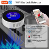 WIFI Tuya LPG Natural Gas Detector with Electric Solenoid Valve Automatic Smart Control Shut Off Methane CH4 Leak Alarm Sensor