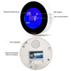 WIFI Tuya LPG Natural Gas Detector with Electric Solenoid Valve Automatic Smart Control Shut Off Methane CH4 Leak Alarm Sensor