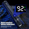 High Power Led Flashlight Self Defense Tools Usb Rechargeable Flashlight Self-defense Supplies Products Tactical Personal Strong