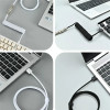 Mechanical Keyboard Coiled Cable, Type-C USB Port, Aviator Coiling Cable for Gaming and Desktop Computers