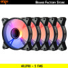 Aigo AR12PRO Computer Case Fan Ventoinha PC magnetic light bar 120mm RGB Fan 4pin PWM CPU Cooling Fan 3p5v Argb 12cm Ventilador
