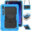 For Samsung Galaxy Tab S10 S9 S8 Ultra 14.6 S7 Plus FE 13.1 12.4 11 Inch A8 10.5 X200 S6 Lite Case Kids Stand Tablet Cover Strap