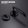Dooroom Brass Mute Door Lever American European Modern Black Gold Interior Room Bedroom Bathroom Solid Wood Door Lock Split Knob|Door Locks