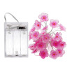 30LEDS Cherry Blossom Light Fairy String Night Lights Pink Flower String Lamps Battery Power For Christmas Garland Decoration