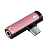 Type C Dual-port Audio Adapter To 3.5Mm Jack Headphone 2-in-1 Adapter Audio Charger Dispenser Accessories Only For Xiaomi Huawei