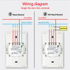 Tuya US WiFi Smart Wall Switch RF433 1/2/3/4 Gang No Neutral Wire Touch Sensor LED Light Switches Smart Home Alexa Google Home