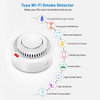 Tuya Smart WiFi Smoke Sensor Fire Protection Smoke Detector 85dB Sound Security System Firefighters Smartlife APP Control