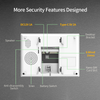 7 inch 4G & WiFi Home Alarm Host System Wireless GSM Big Screen Touch Panel Tuya Smart Security Protection Kit Remote Control