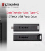 Kingston DataTraveler Max USB 3.2 Gen 2 Series Flash Drive USB-C USB-A Pen Drive 256GB 512GB 1TB Max 1000Mb/s Flash Mem