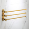 Luxury Golden Bathroom Brass Hardware Sets Towel Rack Paper holder Toilet Brush Holder Towel Holder hook Row hook Activity bar|Bath Hardware Sets