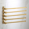 Luxury Golden Bathroom Brass Hardware Sets Towel Rack Paper holder Toilet Brush Holder Towel Holder hook Row hook Activity bar|Bath Hardware Sets