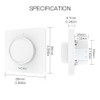 New WiFi Smart Rotary Light Dimmer Switch Brightness Memory Smart Life/Tuya APP Remote Control Works with Alexa Google EU|Home Automation Modules|
