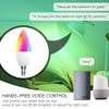 Smart WiFi LED Bulb RGB 2700 6500K C+W 4.5W Dimmable Smart Life Tuya APP Remote Control Light Bulb Work with Alexa/Google Home|Home Automation Modules|