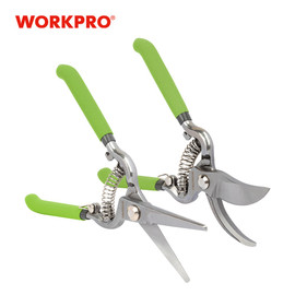 WORKPRO 2PC Pruning Shears Set 8" Pruner and 8" Garden Scissors for Garden Grass Shears|Pruning Tools|