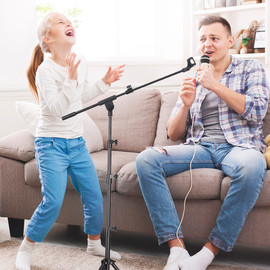 Microphone Stand Tripod Boom Arm Floor Mic Stand Height Adjustable Microphone Holder for Singing Performance
