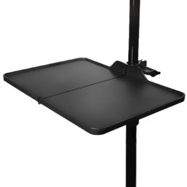 Microphone Stand Tray Foldable Laptop Pallet Multifunctional Projector Tripod Holder Tray for Stage Meeting Rooms Outdoors