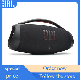 JBL BOOMBOX 3 Wireless Bluetooth Speaker Portable Explosive Subwoofer Party Music Speaker Waterproof High Fidelity Sound Quality