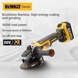 DEWALT DCG405&DCG406 125mm brushless flat head angle grinder bare machine tool cutting machine 20V lithium battery