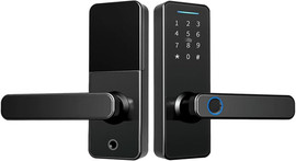 Tuya TT-Lock Bluetooth Electronic Entry Smart Door Lock Deadbolt Biometric Fingerprint / Card / Password / Key / USB Emergency