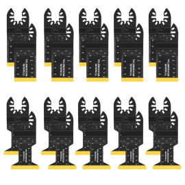 Titanium Oscillating Saw Blades Kits Metal Cutting,Multitool Fit Dewalt Bosch Worx Milwaukee Ryobi 20 Pcs