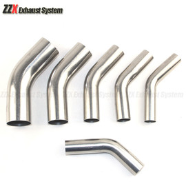 45° Stainless Steel Elbow Pipe 16-38mm Outer Diameter Welding Water Air Tube with Double Side Extended 50mm for Plumbing And Pne