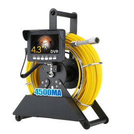 Sewer Camera 100ft/30m,0.9in/22mm Pipe Inspection Camera with 12pcs LEDs Light, 4.3" Screen 1000TVL Plumbing Snake Borescope wit
