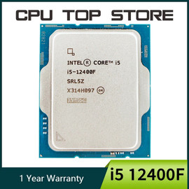 Intel core i5 12400F 2.5GHz 6-Core 12-Thread CPU Processor 10NM L3=18M 65W LGA 1700 No cooler