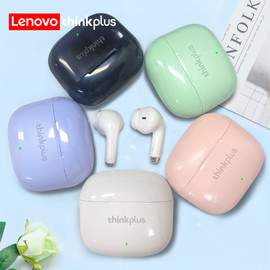 Lenovo thinkplus TWS Bluetooth Quick Connect Earphones Ergonomic Design HiFi Headphones Powerful Transmission Speed Headsets
