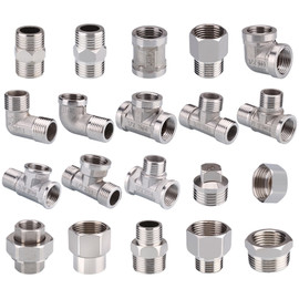 1/2" 3/4" BSP Female Male Thread Tee Type Reducing Stainless steel Elbow Butt joint adapter Adapter Coupler Plumbing fittings|Pipe Fittings 1/2" 3/4" BSP Female Male Thread Tee Type Reducing Stainless steel Elbow Butt joint adapter Adapter Coupler Plumbing fittings|Pipe Fittings