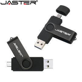 JASTER High Speed OTG USB Flash Drive 128gb Pen Drive 64gb 32gb 16gb Pendrive 2 in 1 Micro Usb Stick for Android SmartPhone|USB Flash Drives