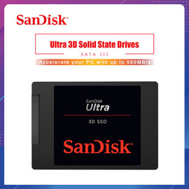 Sandisk ULTRA 3D Internal Solid State 250gb 500GB 1TB 2TB 560MBS Disk Hard Drive SATA Revision 3.0 (6 Gb/s) for Laptop Desktop|Internal Solid State Drives|