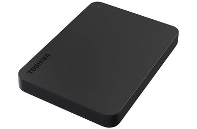 Toshiba A3 HDTB410YK3AA Canvio Basics 1TB Portable External Hard Drive USB 3.0, Black